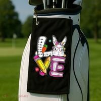 Love Easter Bunny School Golf Towel thumb 2