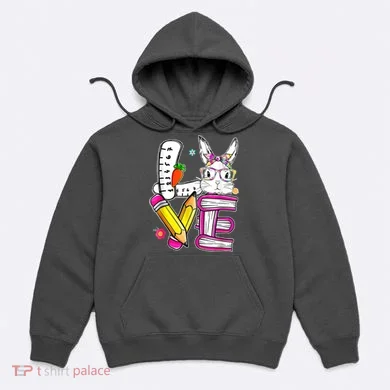 Love Easter Bunny School Hoodie