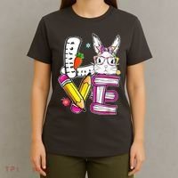Love Easter Bunny School T-Shirt thumb 4