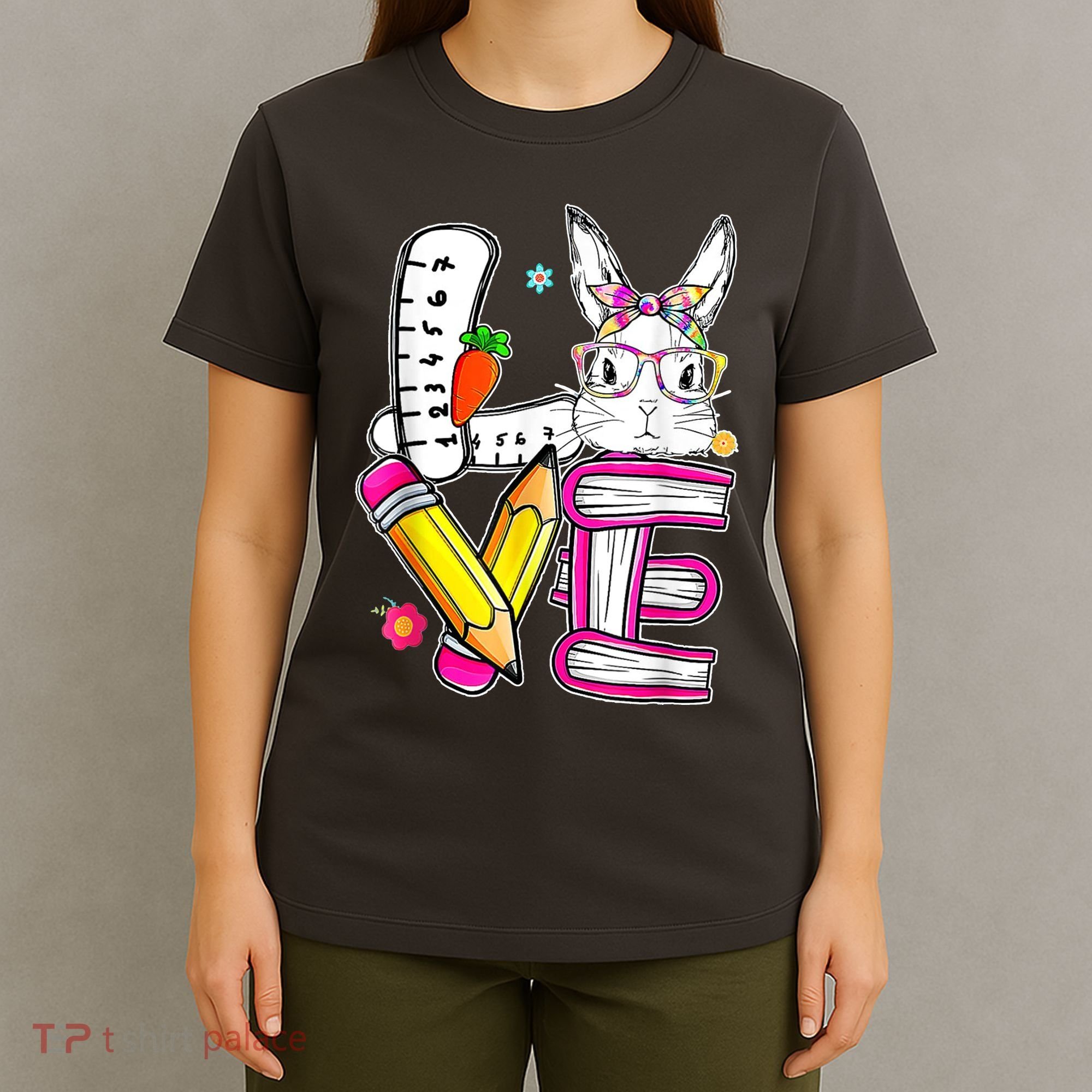 Love Easter Bunny School T-Shirt