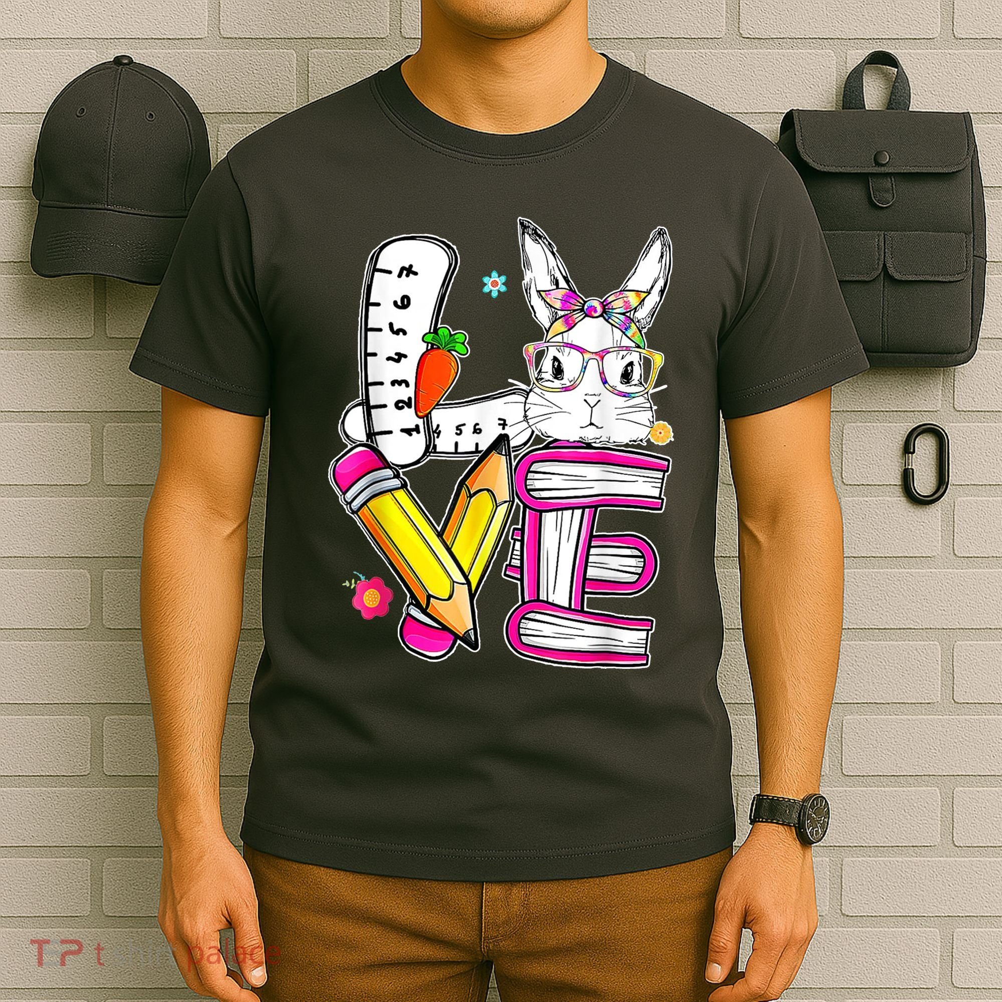 Love Easter Bunny School T-Shirt