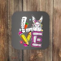Love Easter Bunny School Coaster thumb 0