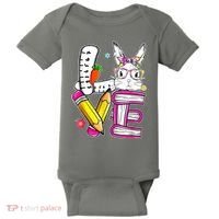 Love Easter Bunny School Baby Bodysuit thumb 0