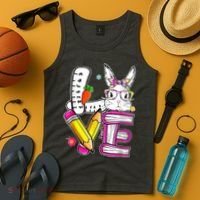 Love Easter Bunny School Tank Top thumb 4