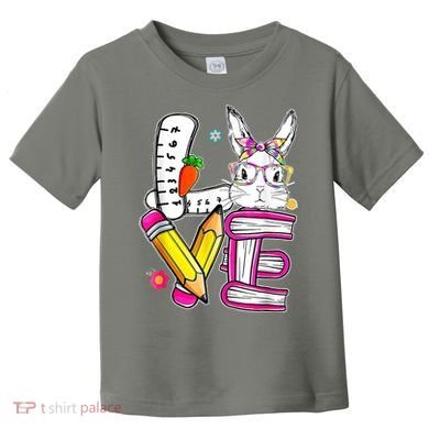Love Easter Bunny School Toddler T-Shirt