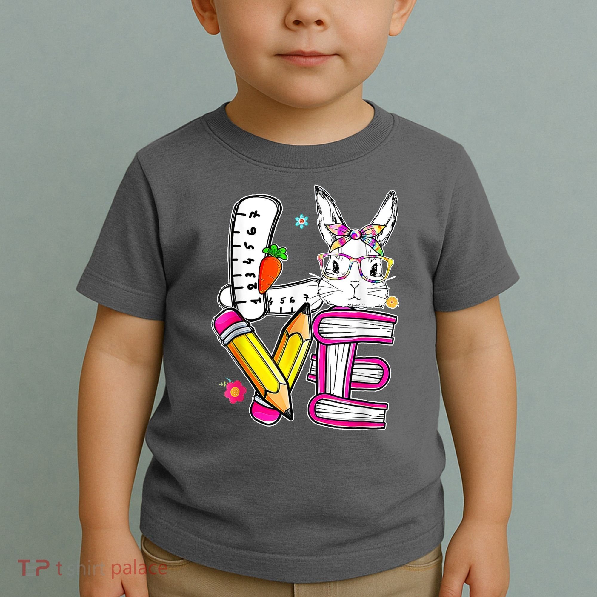 Love Easter Bunny School Toddler T-Shirt