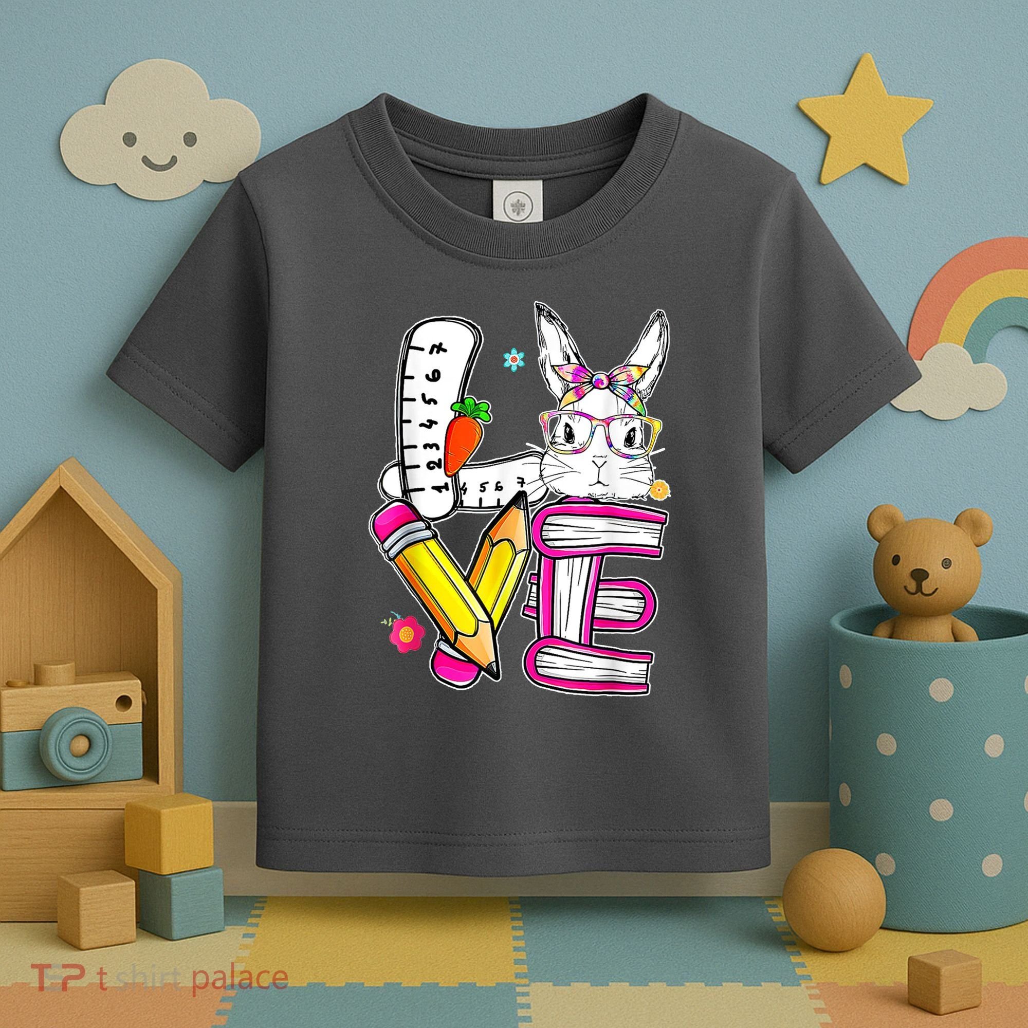 Love Easter Bunny School Toddler T-Shirt