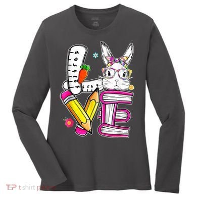Love Easter Bunny School Women's Long Sleeve Shirt