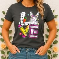 Love Easter Bunny School Women's T-Shirt thumb 2
