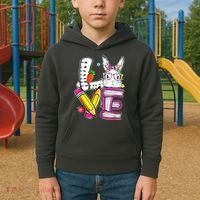 Love Easter Bunny School Kids Hoodie thumb 2