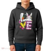Love Easter Bunny School Kids Hoodie thumb 4