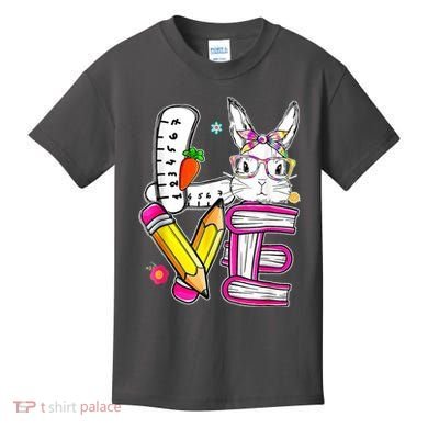 Love Easter Bunny School Kids T-Shirt