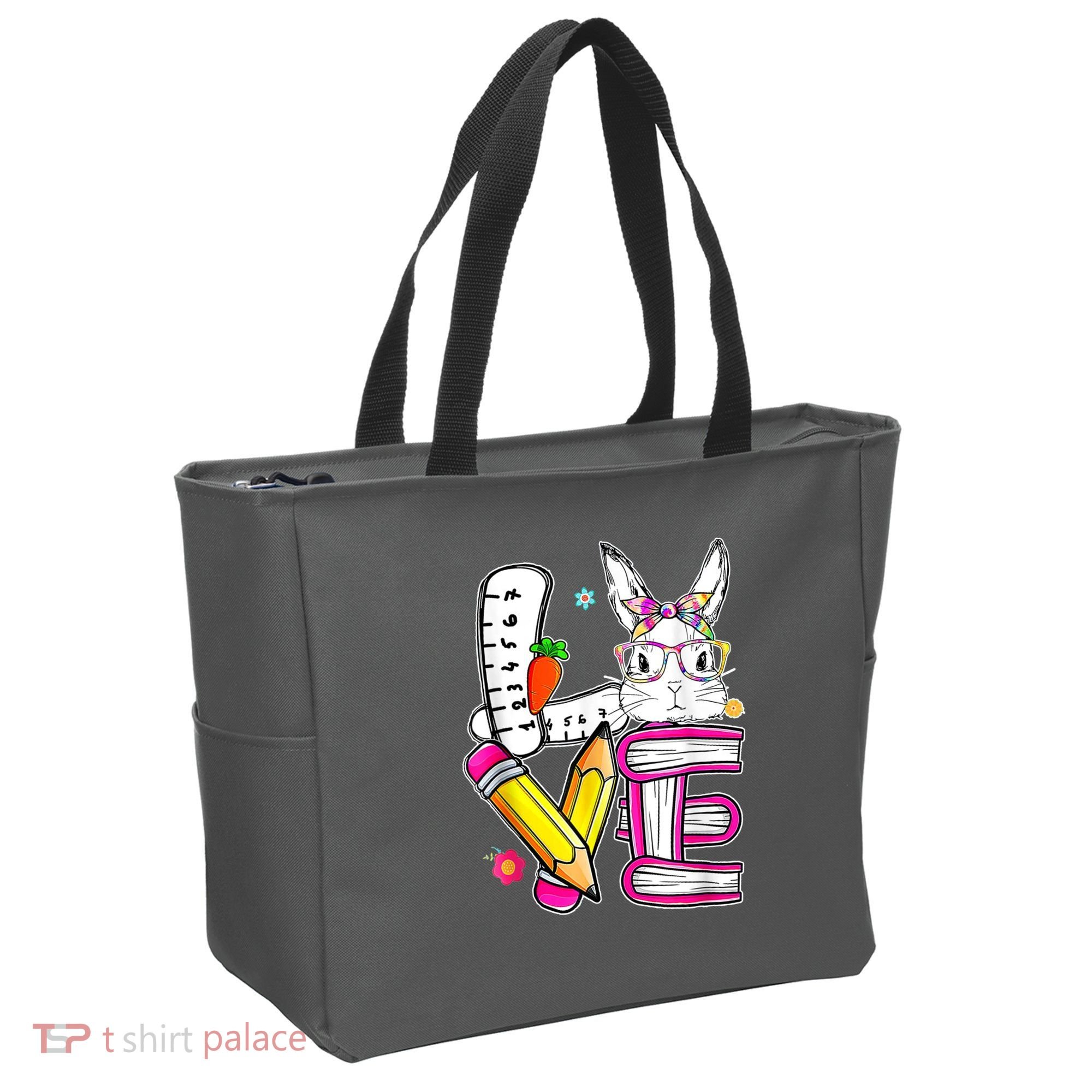 Love Easter Bunny School Tote Bag