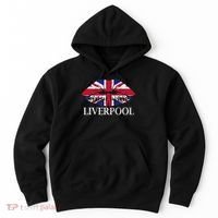 Liverpool England British Flag Lips Hoodie thumb 0