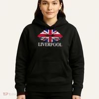 Liverpool England British Flag Lips Hoodie thumb 5