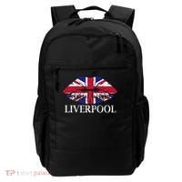 Liverpool England British Flag Lips Backpack thumb 0