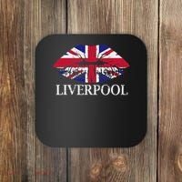 Liverpool England British Flag Lips Coaster thumb 0