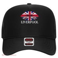 Liverpool England British Flag Lips Hat thumb 0