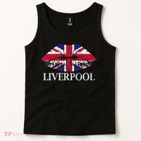 Liverpool England British Flag Lips Tank Top thumb 2