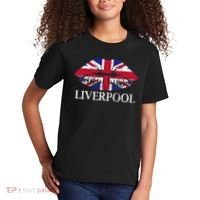 Liverpool England British Flag Lips Kids T-Shirt thumb 2