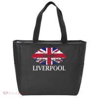 Liverpool England British Flag Lips Tote Bag thumb 0