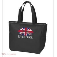 Liverpool England British Flag Lips Tote Bag thumb 3