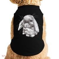 Lop Eared Bunny Rabbit Sketch Gift For Mens Womens Childrens Doggie Tank thumb 0