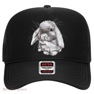Lop Eared Bunny Rabbit Sketch Gift For Mens Womens Childrens Hat