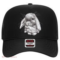 Lop Eared Bunny Rabbit Sketch Gift For Mens Womens Childrens Hat thumb 0