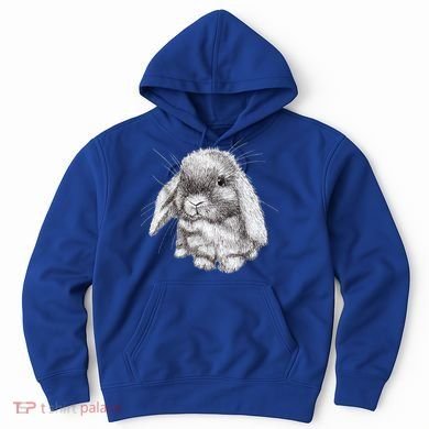 Lop Eared Bunny Rabbit Sketch Gift For Mens Womens Childrens Hoodie