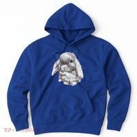 Lop Eared Bunny Rabbit Sketch Gift For Mens Womens Childrens Hoodie thumb 0
