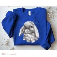 Lop Eared Bunny Rabbit Sketch Gift For Mens Womens Childrens Sweatshirt thumb 2