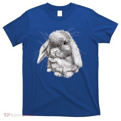 Lop Eared Bunny Rabbit Sketch Gift For Mens Womens Childrens T-Shirt