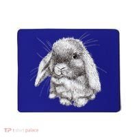 Lop Eared Bunny Rabbit Sketch Gift For Mens Womens Childrens Mousepad thumb 0