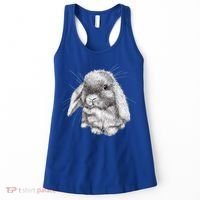Lop Eared Bunny Rabbit Sketch Gift For Mens Womens Childrens Women's Tank Top thumb 0