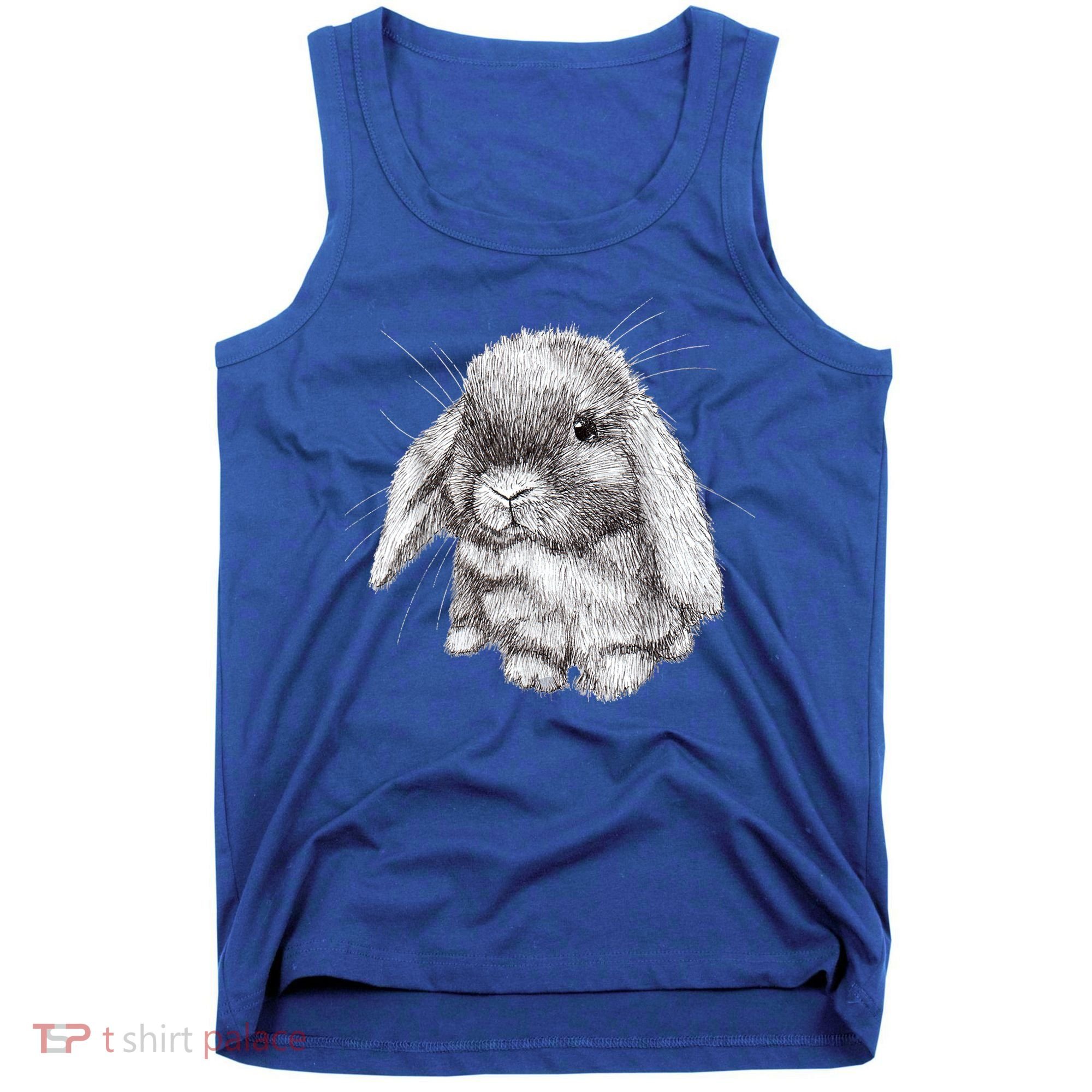 Lop Eared Bunny Rabbit Sketch Gift For Mens Womens Childrens Tank Top