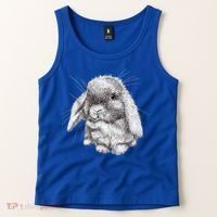 Lop Eared Bunny Rabbit Sketch Gift For Mens Womens Childrens Tank Top thumb 2