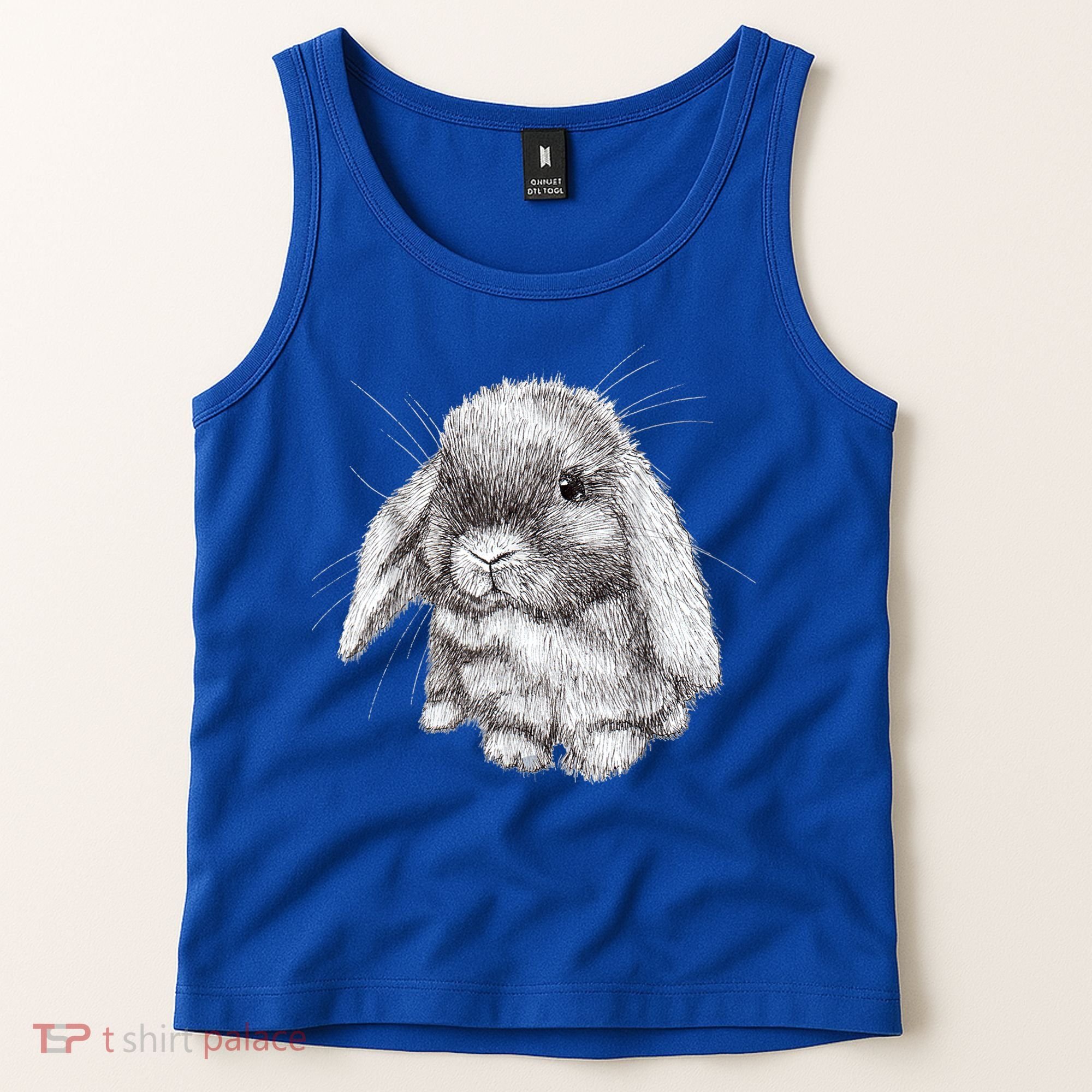 Lop Eared Bunny Rabbit Sketch Gift For Mens Womens Childrens Tank Top
