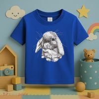 Lop Eared Bunny Rabbit Sketch Gift For Mens Womens Childrens Toddler T-Shirt thumb 3