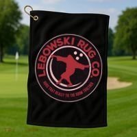Lebowski Rug Co Golf Towel thumb 1