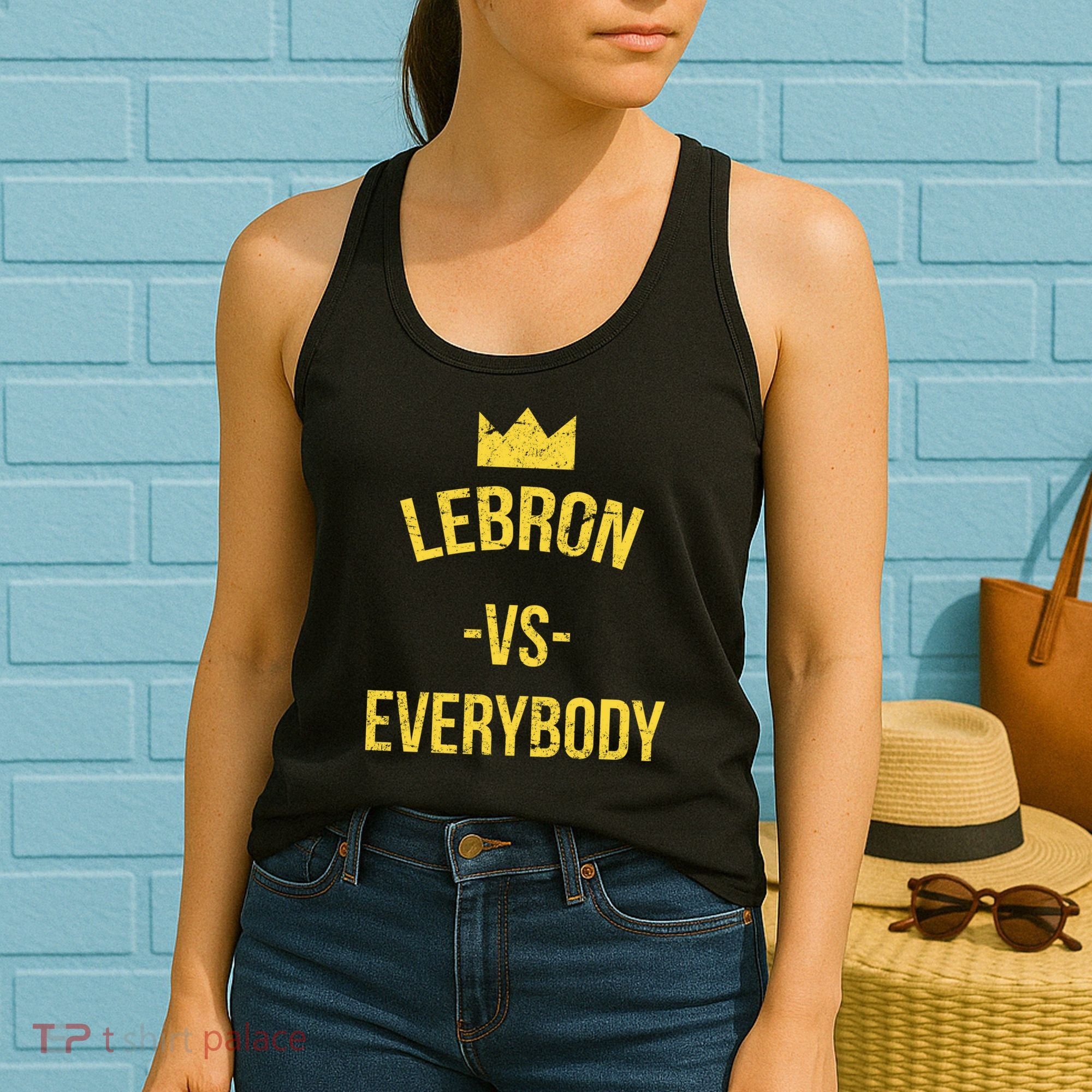 Lebron Vs Everybody LA Bron Basketball Women's Tank Top