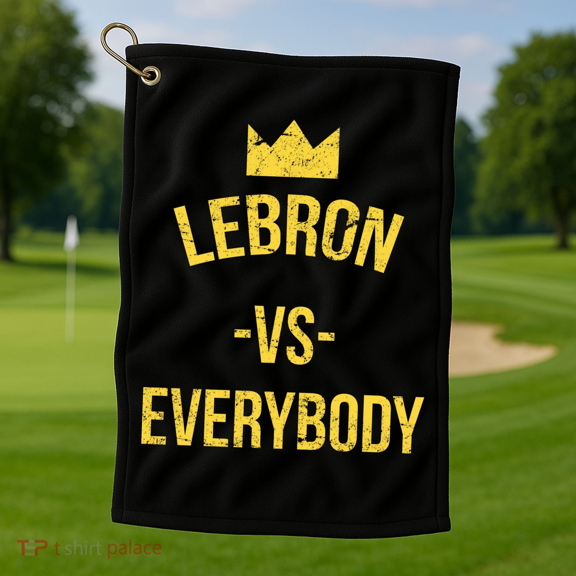 Lebron Vs Everybody LA Bron Basketball Golf Towel