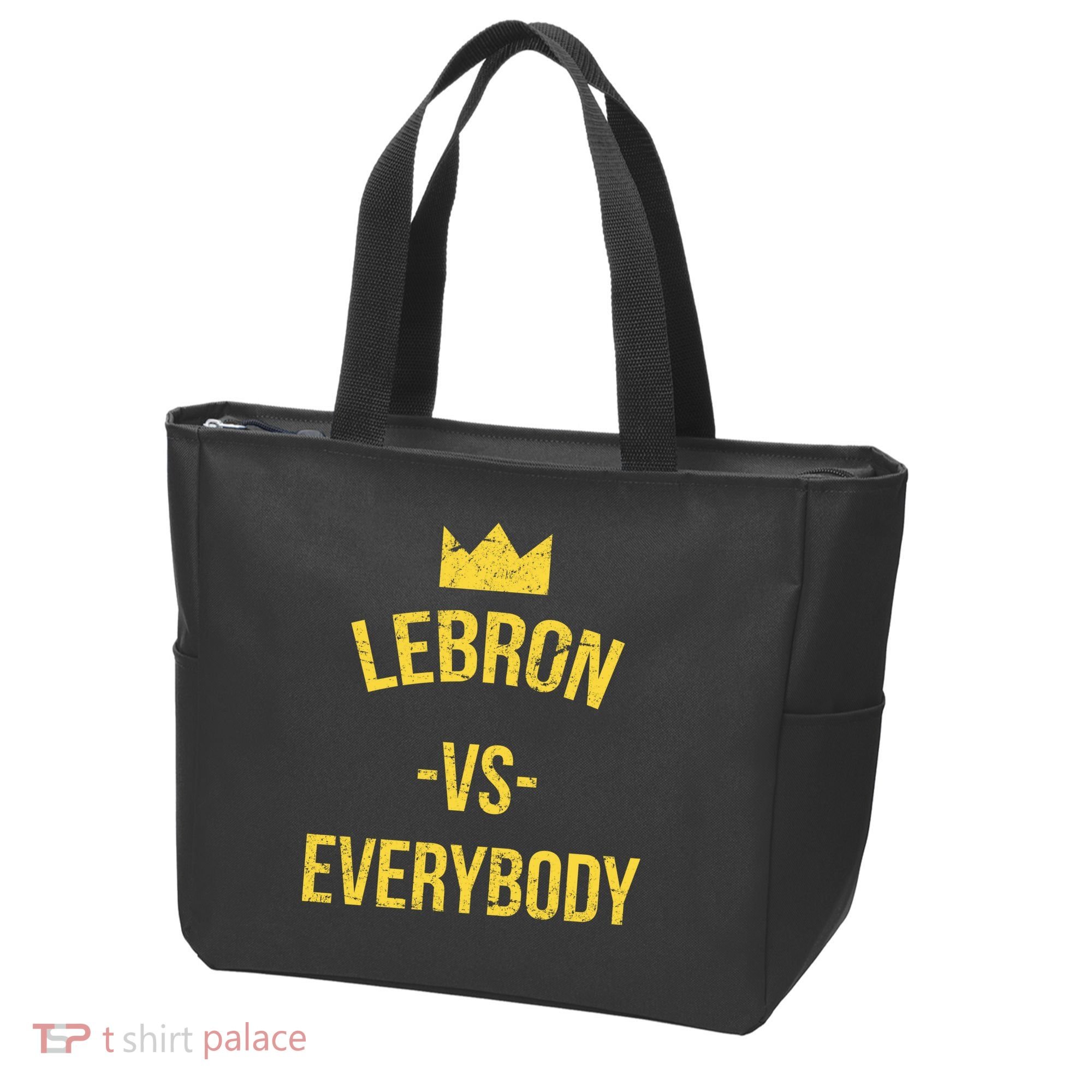 Lebron Vs Everybody LA Bron Basketball Tote Bag