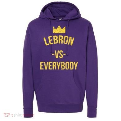 Lebron Vs Everybody LA Bron Basketball Hoodie