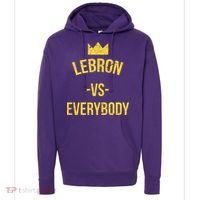 Lebron Vs Everybody LA Bron Basketball Hoodie thumb 0