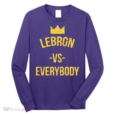 Lebron Vs Everybody LA Bron Basketball Long Sleeve Shirt