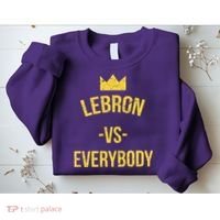 Lebron Vs Everybody LA Bron Basketball Sweatshirt thumb 2