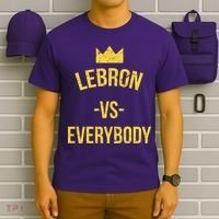 Lebron Vs Everybody LA Bron Basketball T-Shirt thumb 6