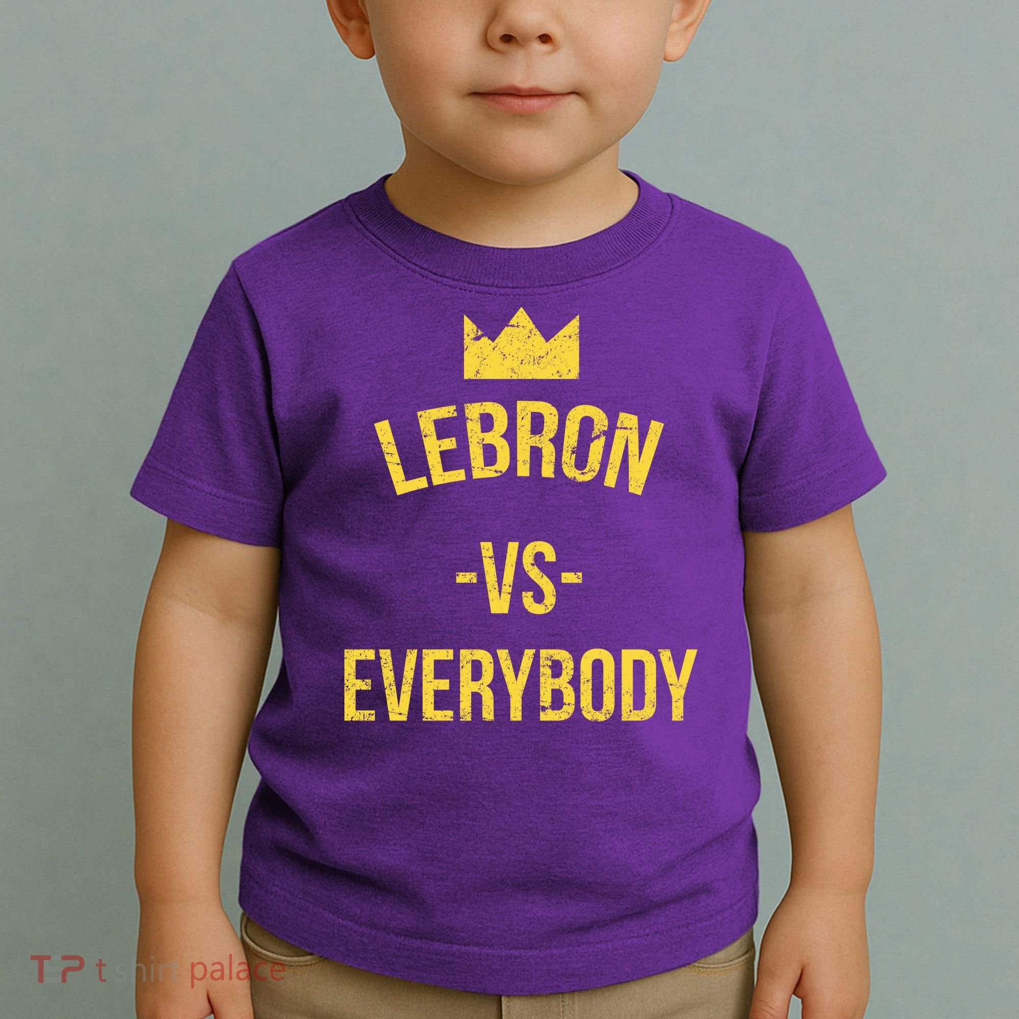 Lebron Vs Everybody LA Bron Basketball Toddler T-Shirt