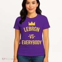 Lebron Vs Everybody LA Bron Basketball Women's T-Shirt thumb 4
